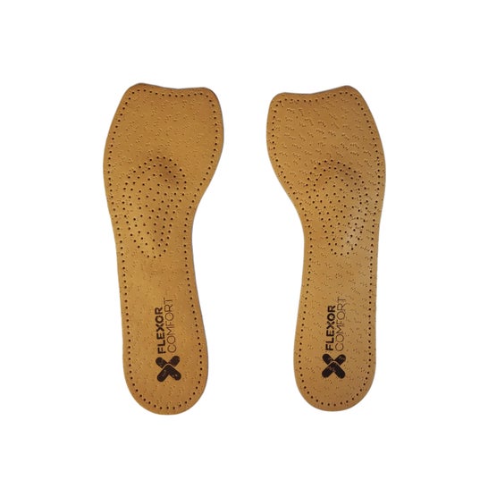 Palmilha Flexor Comfort Insole Natural Leather 2510 37 1 peça