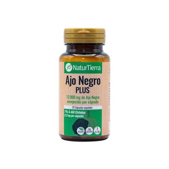 Alho Preto Naturtierra Plus 20 Cápsulas de Legumes