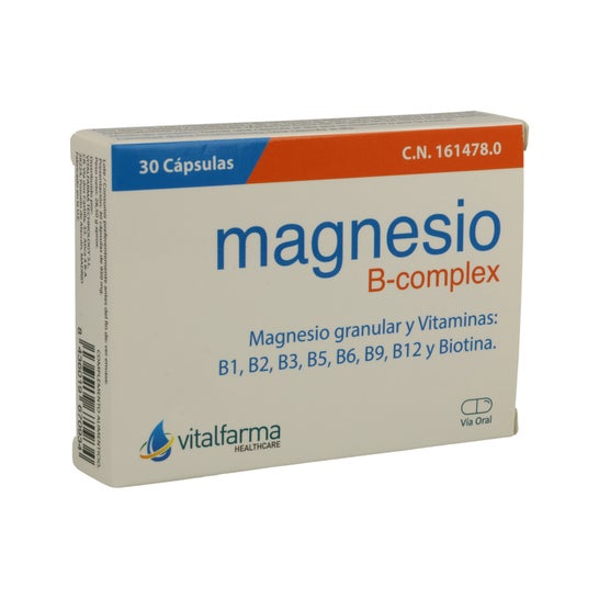 Vitalfarma Magnésio B Complexo 30caps