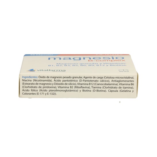 Vitalfarma Magnésio B Complexo 30caps
