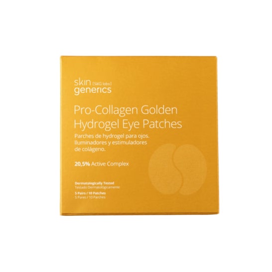 Skin Generics Pro-Collagen Golden Patches de Hidrogel 5 Pares
