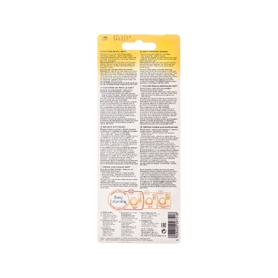 Nuk colher de silicone easy learning 2uds