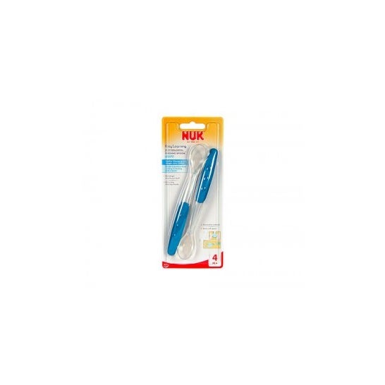 Nuk colher de silicone easy learning 2uds
