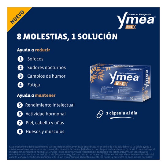 Ymea 8 Em 1 30caps