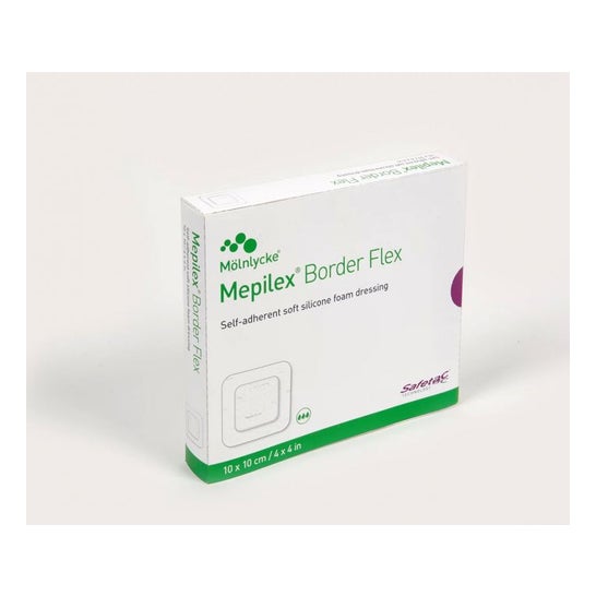 Mepilex Border Flex Apósito 10x10cm 5uds