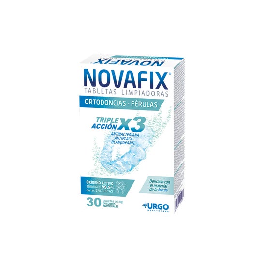 Novafix Tabletas Limpiadoras Ortodoncias y Férulas 30uds