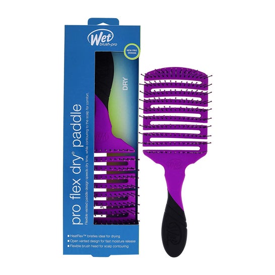 Wet Brush Pro Flex Dry Paddle Hair Brush Purple 1ud