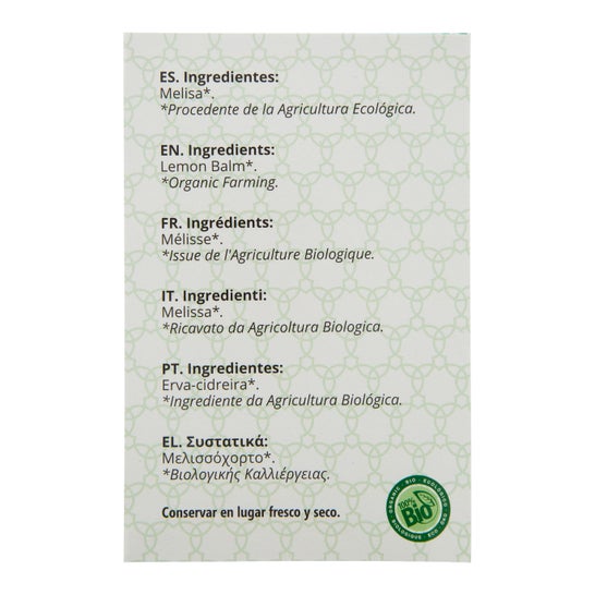 Artemis Melissa Bio 20 Sachets