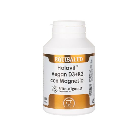 Holovit Vegan D3+K2 Com Tampa de Magnésio 180C