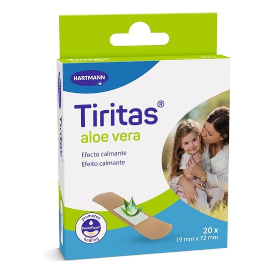 Tiritas Pensos adesivos Aloe Vera 20 unid.