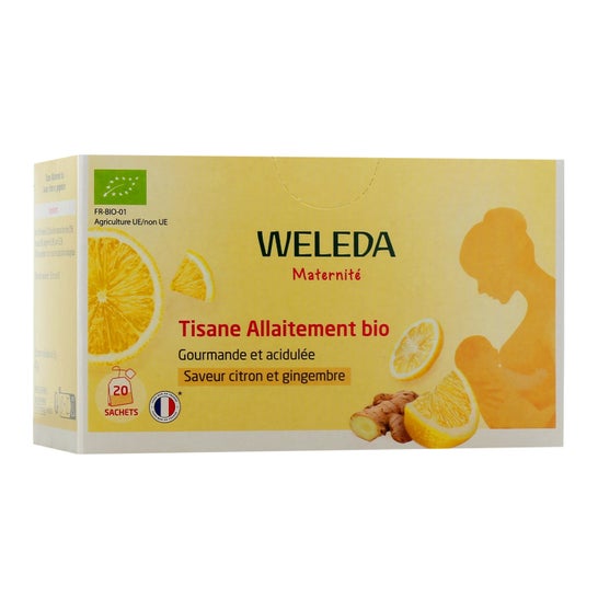 Weleda Chá Aleitamento Bio Limão e Gengibre 20 Saquetas