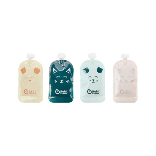 Babymoov Isy'Pouches Set Bolsas Comida Reutilizáveis 20x150ml