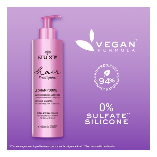 Nuxe Hair Prodigieux Champô Brilho Sublime 400ml