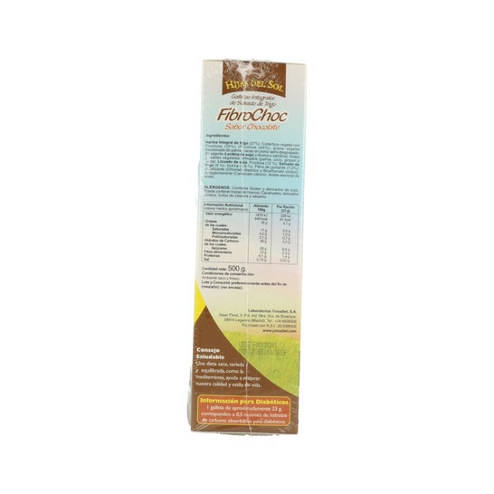 Ynsadiet galletas Fibrochoc 500g