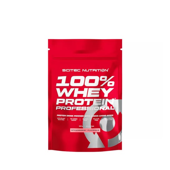 Scitec Nutrition 100% Whey Protein Professional Morango 500g