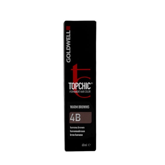 Goldwell Topchic Permanent Hair Color 4B Havana Brown 60ml