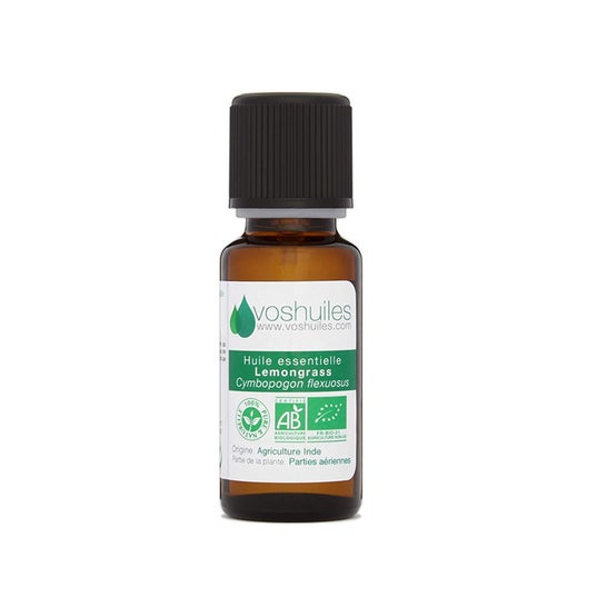 Voshuiles Organic Essential Oil Of Lemongrass 125ml