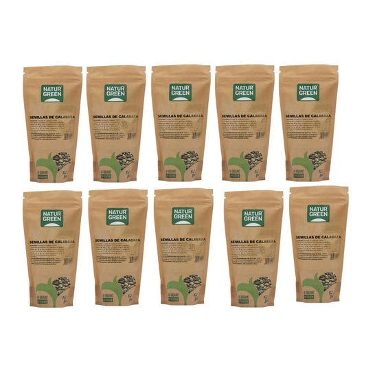 NaturGreen Pack Sementes de Abóbora Eco 10x450g