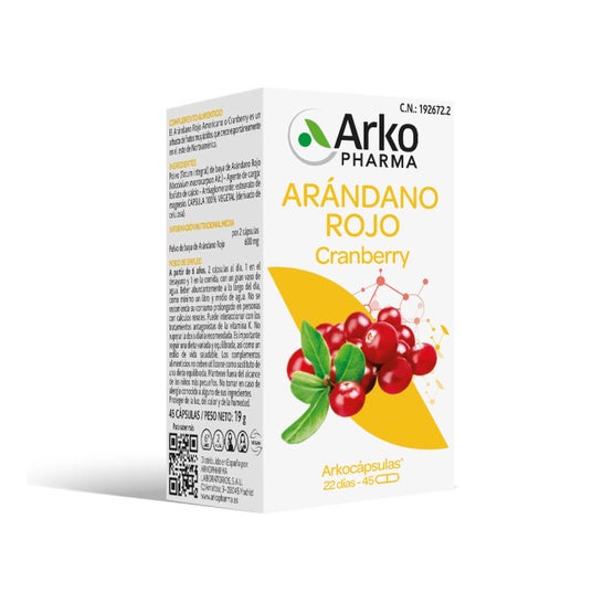 Arkopharma Arkocaps Cranberry 45 Caps
