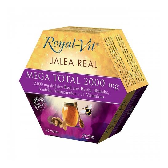 Dietisa Royal Jelly Royalvit mega total 2000mg 20 ampolas