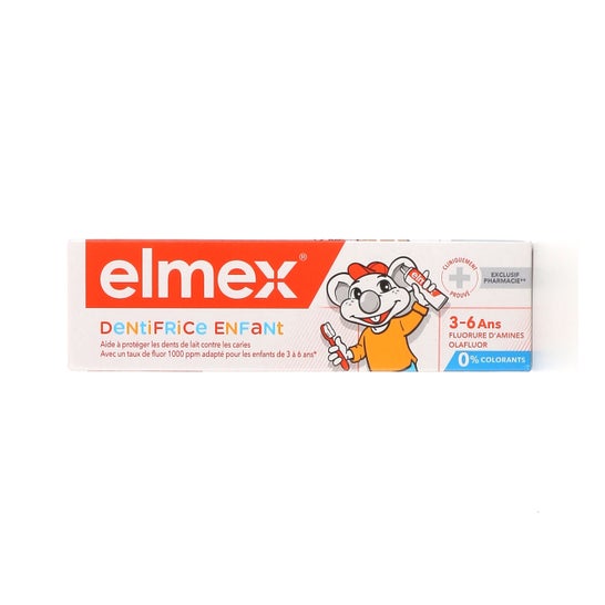 Elmex Anti-Cavity Toothpaste para Bebés 3-6 Anos 50ml