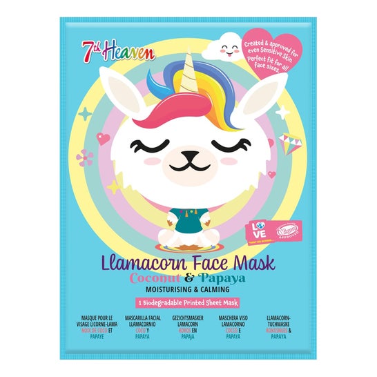 7th Heaven Llamacorn Máscara Coconut & Papaya 26.6 g
