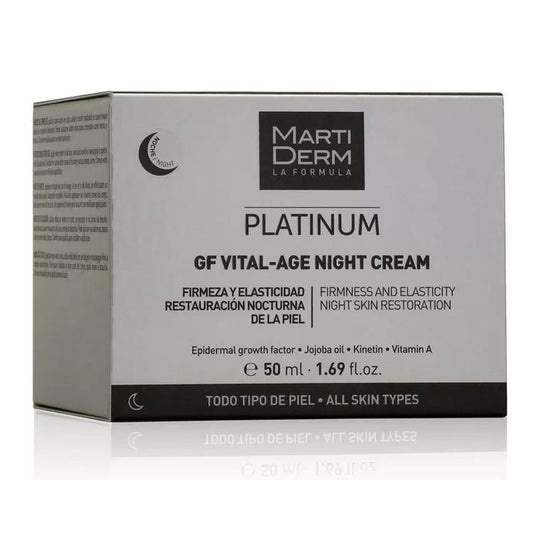 Martiderm™ GF Vital Age creme de noite Platinum 50ml Martiderm™ GF Vital Age creme de noite Platinum 50ml