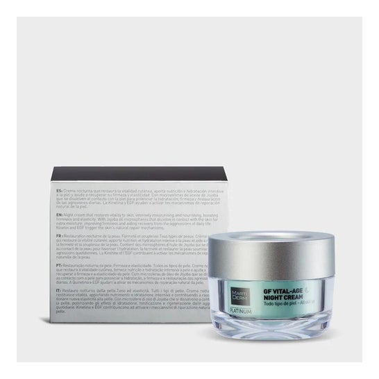 Martiderm™ GF Vital Age creme de noite Platinum 50ml Martiderm™ GF Vital Age creme de noite Platinum 50ml