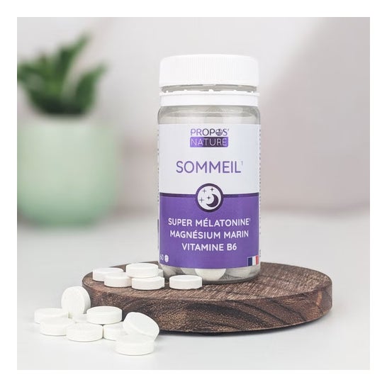 Propos Nature Super Melatonina Magnesio y Vitamina B6 60comp