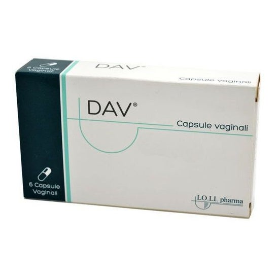 Cápsulas Vaginais Dav 6Pcs