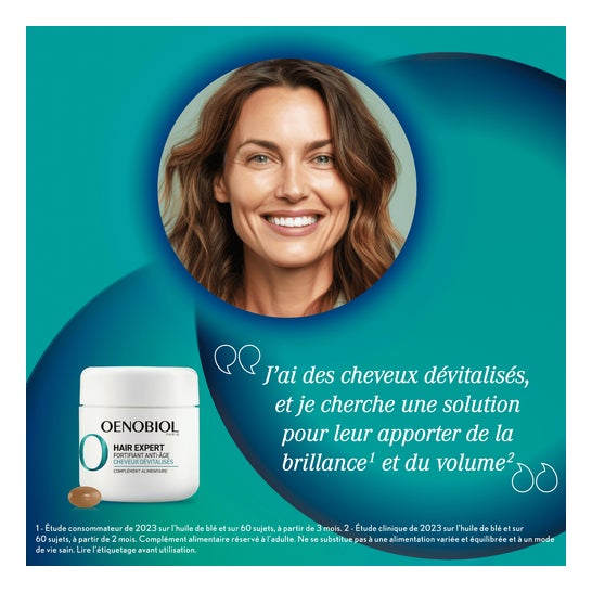 Oenobiol Hair Expert Fortificante Anti-Envelhecimento 30caps