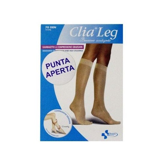Budetta Farma Clialeg Media 70D Negro Talla 3 1 Par