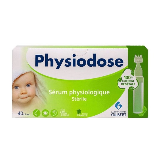 Physiodose Suero Fisiológico Plástico Vegetal 40x5ml
