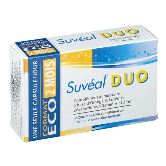 Suveal Duo Dietary Supplement Box de 60 cápsulas por 2 meses