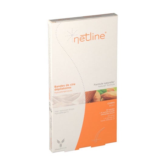 Bioes Netline Depilatory Wax Strips Body 20 strips