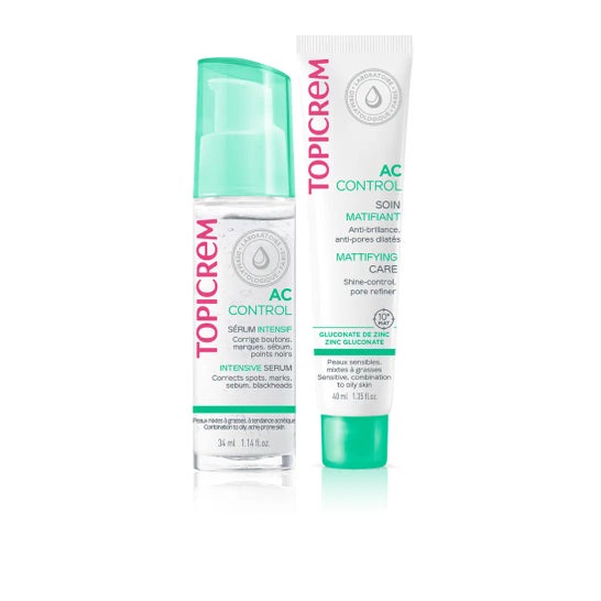 Topicrem AC Control Set Sérum 34 ml + Cuidado Equilibrante 40 ml