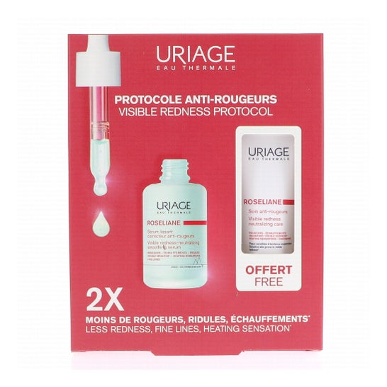 Uriage Pack Roséliane Protocolo Anti-Vermelhidão Visível 30 ml + 15 ml