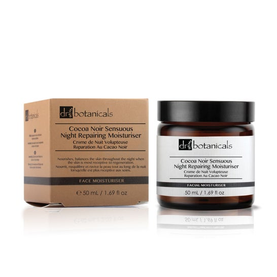 Dr. Botanicals Coconut Noir Sensuous Night Repairing Hidratante Noturno Todos os Tipos de Pele 50 ml