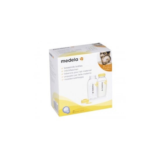 Garrafa de plástico Medela 2uds