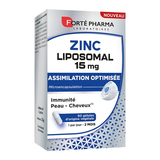 Forte Pharma Zinco Lipossomal 15mg 60 Pérolas