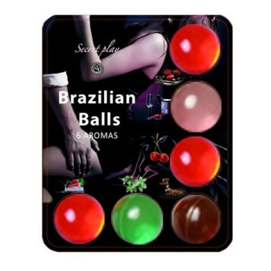 Bolas Brasileiras Secret Play Pack Aromas 6x24g