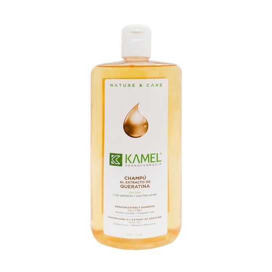 Kamel ™ Shampoo Extrato de Queratina Sem Sal 500ml