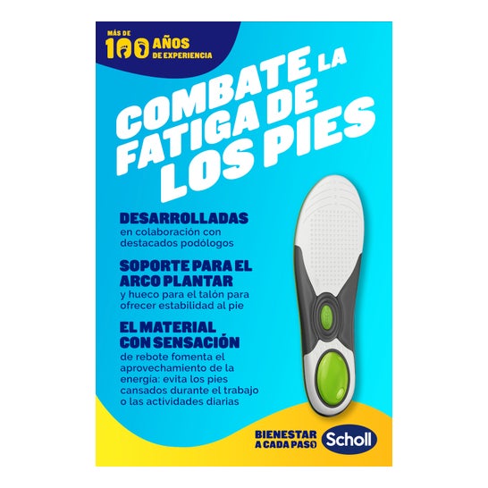 Scholl LiquiFlex Plantillas Soporte Diario Talla 2 1 Par