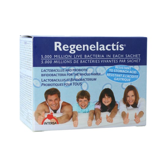 Dietético Intersa Regenelactis 5millones Lactobacillus 20 saquetas