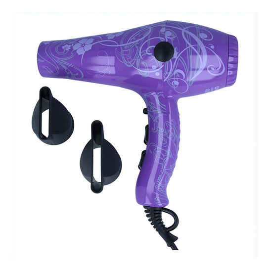 Secador de cabelo Albi Pro Flower Lila 2000w 3330L 1pc