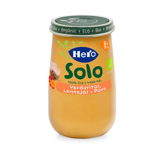 Herói Bebê Solo Vegetais + Lentej.yPavo 190g