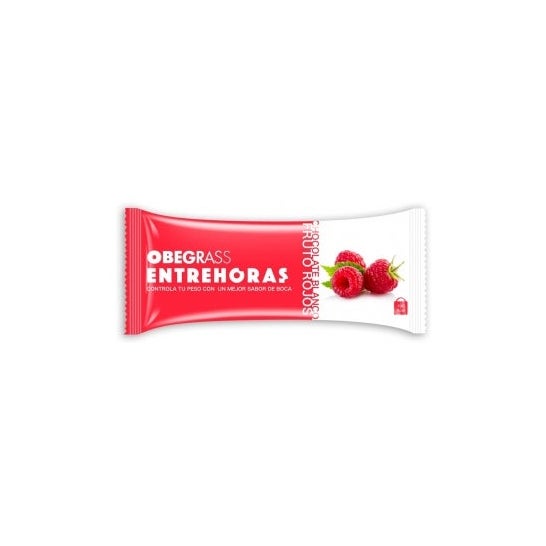 Obegrass Entrehoras chocolate branco e barra de frutas vermelhas 1pc