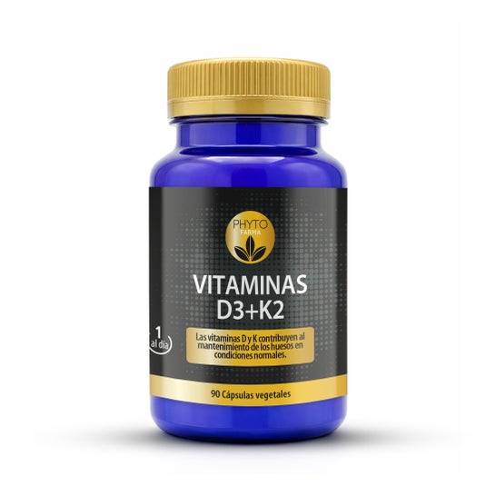 Phytofarma Vitaminas D3+K2 90 cápsulas