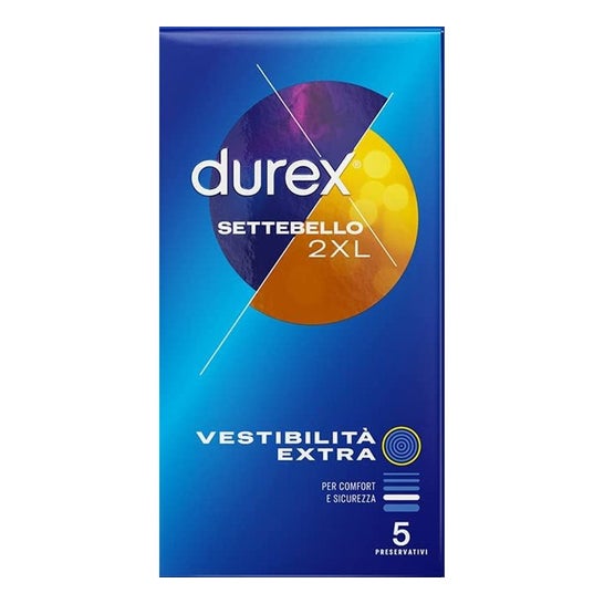 Durex Settebello 2XL Preservativos 5 Unidades