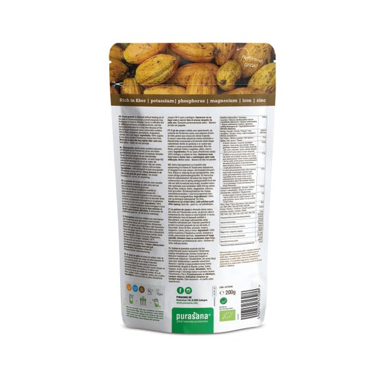 Purasana Cacao Puro en Polvo 200g